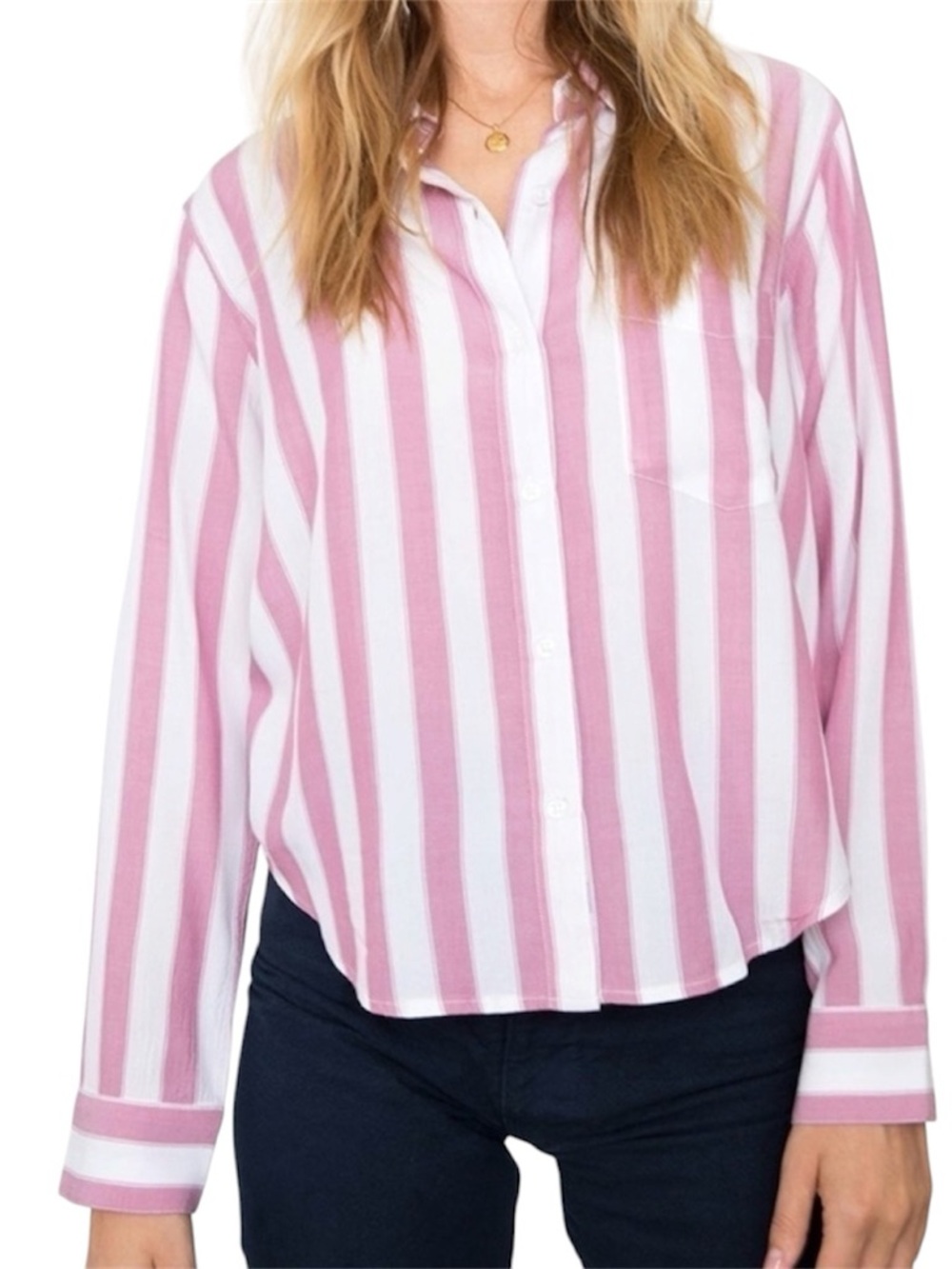 NWOT RAILS Dana Button Up Shirt in Bali Stripe